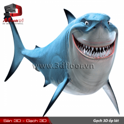 Gạch 3D - Cá Mập